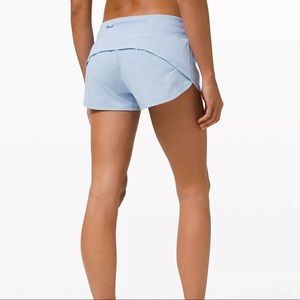 Lululemon Speed Up Short (blue pattern)